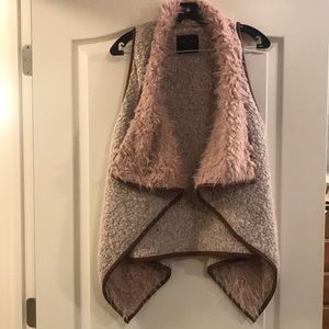 Faux fur vest